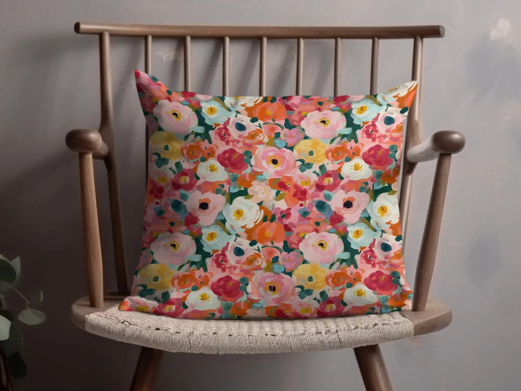 Ditsy Floral Seamless Pattern Digital, Colorful Flower Design, JPEG Files, Scrapbook Paper, Fabric Design, Commercial Use, Digital Download - Moore and Mountain