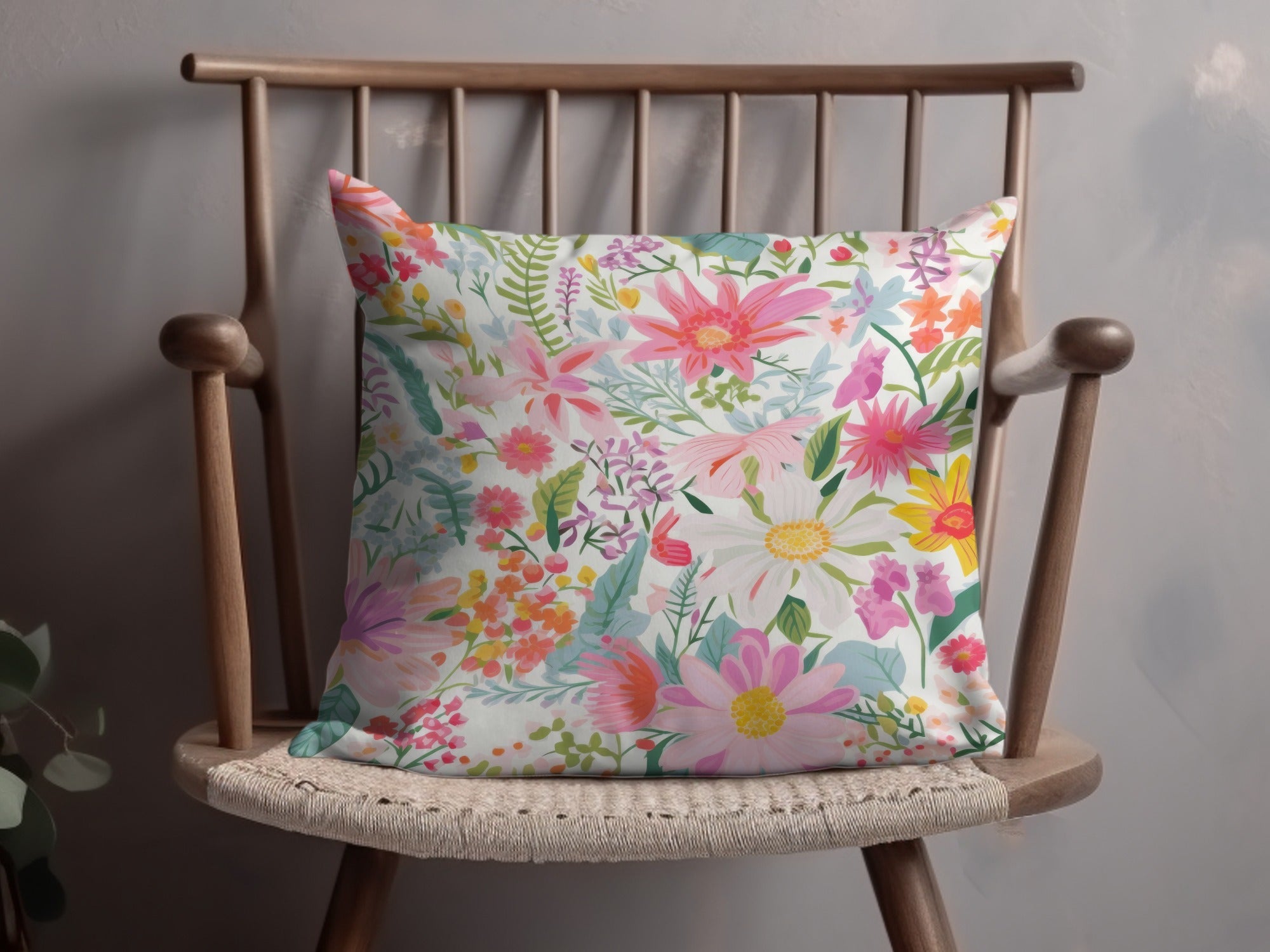 Ditsy Floral Seamless Pattern Digital, Colorful Flowers Repeat Pattern Design, Digital Paper Download, Printable Flower Pattern, 12x12 inch JPEG - Moore and Mountain