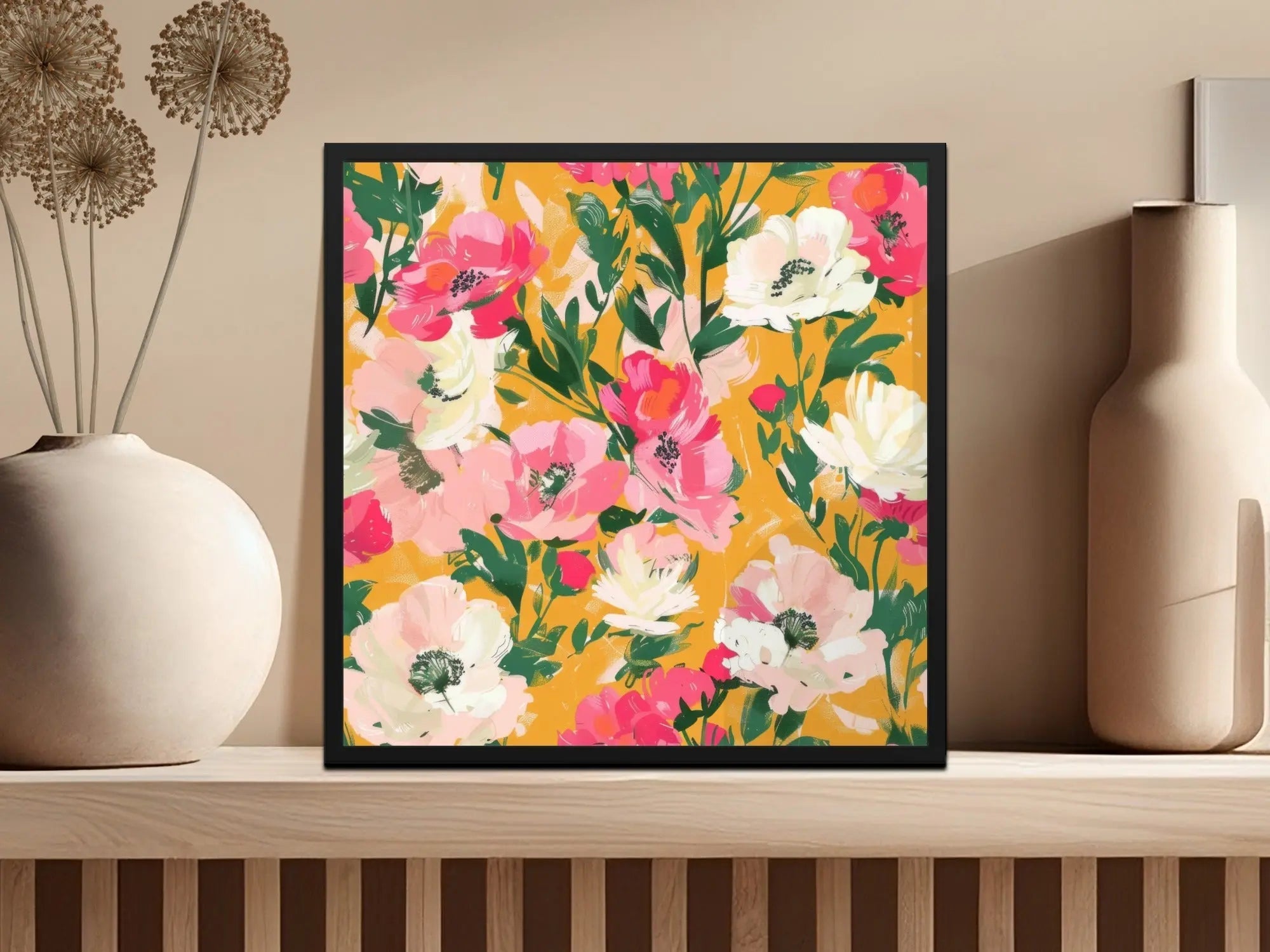 Ditsy Floral Seamless Pattern, Digital Download, Pink Flowers, Flower Print, Repeat Pattern, Fabric Design, JPEG Files - Moore and Mountain