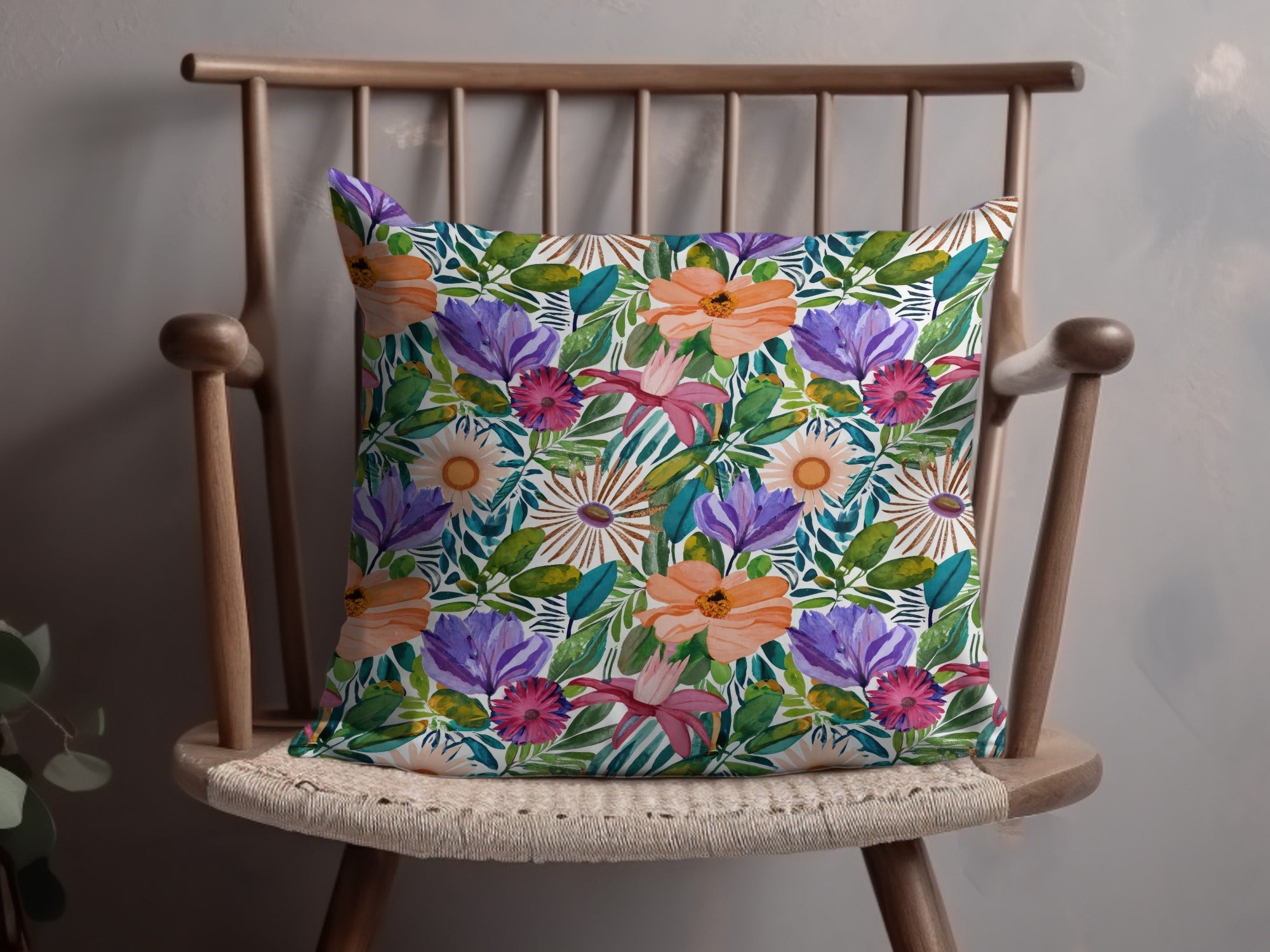 Ditsy Floral Seamless Pattern Digital Paper, Watercolor Flower Design, Printable Fabric Pattern, Digital Background, Commercial Use Digital - Moore and Mountain