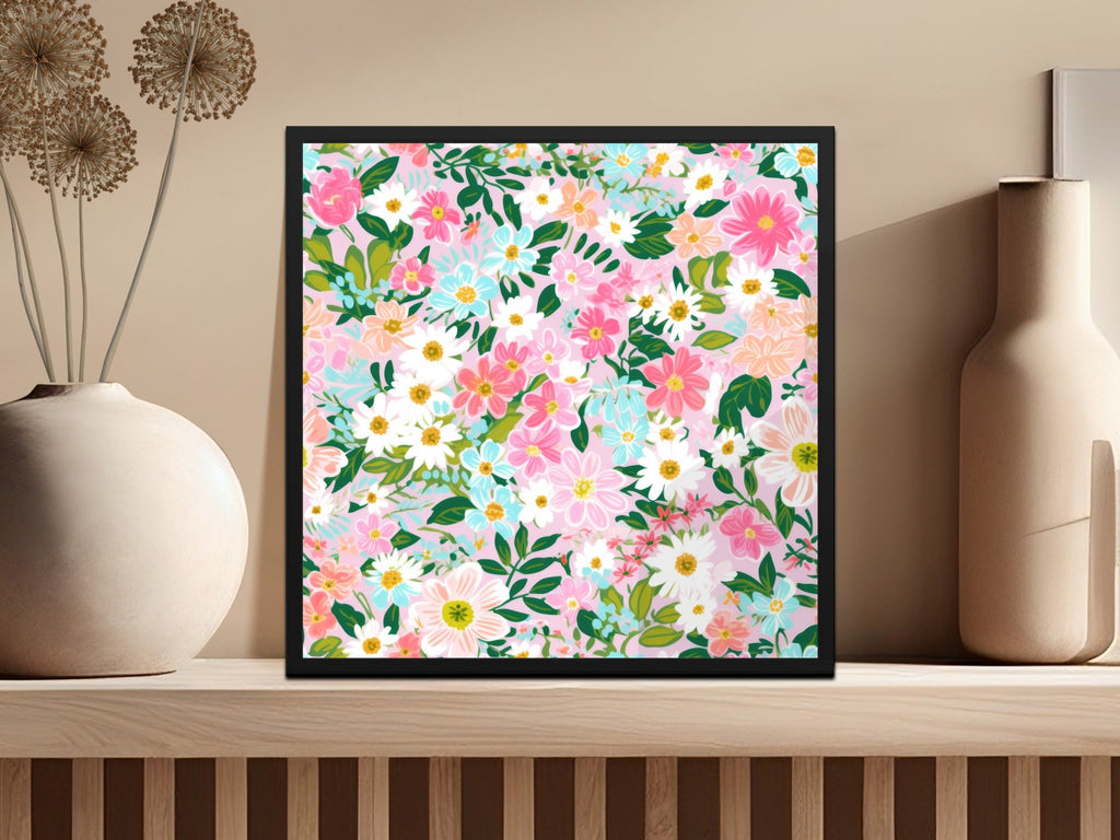 Ditsy Floral T-Shirt, Digital Art, Seamless Flower Floral Botanical Print, Fabric Design, Colorful Flower DesignFloral Digital Paper, Seamless Pattern, Pink Flower Digital Download, Scrapbook Paper, Fabric Design, 12x12 JPEG, Commercial Use - Moore and Mountain