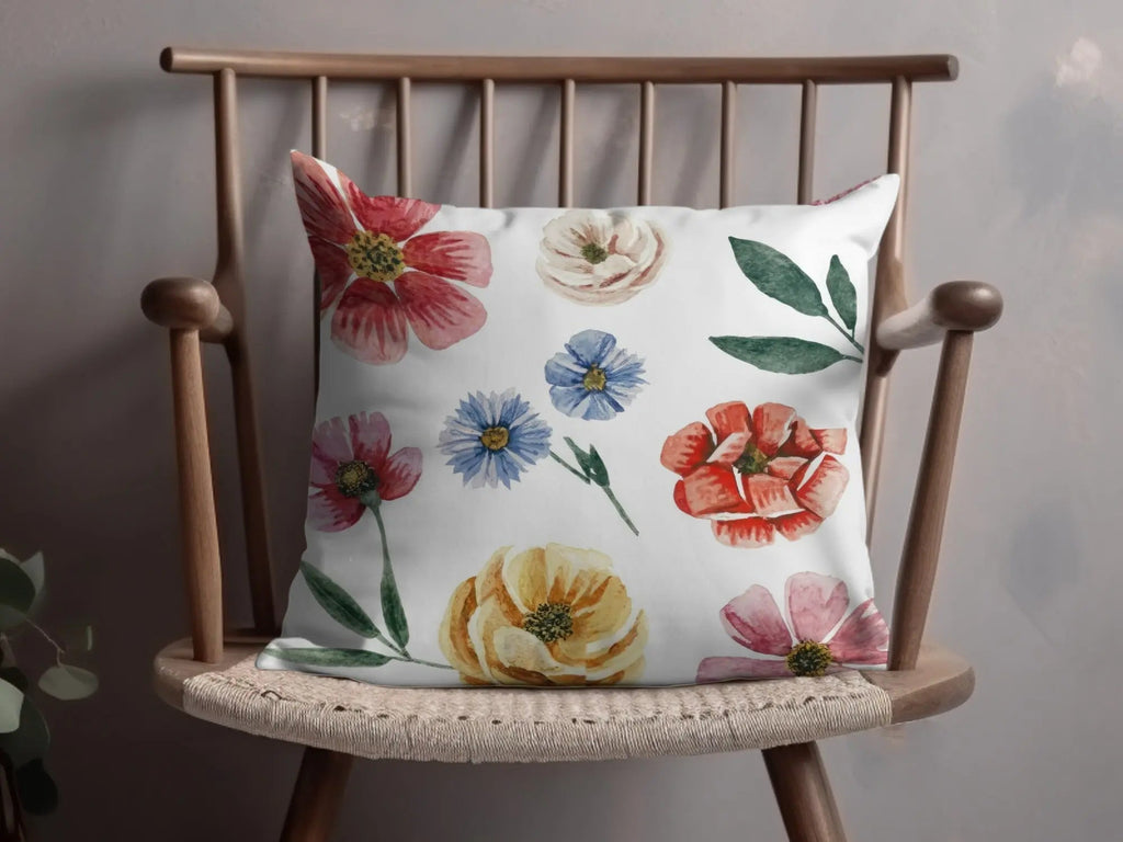 Ditsy Floral Watercolor Flower Digital Paper, Floral Seamless Pattern JPEG, Botanical Print Fabric Design, Flower Background, Commercial Use, Digital - Moore and Mountain