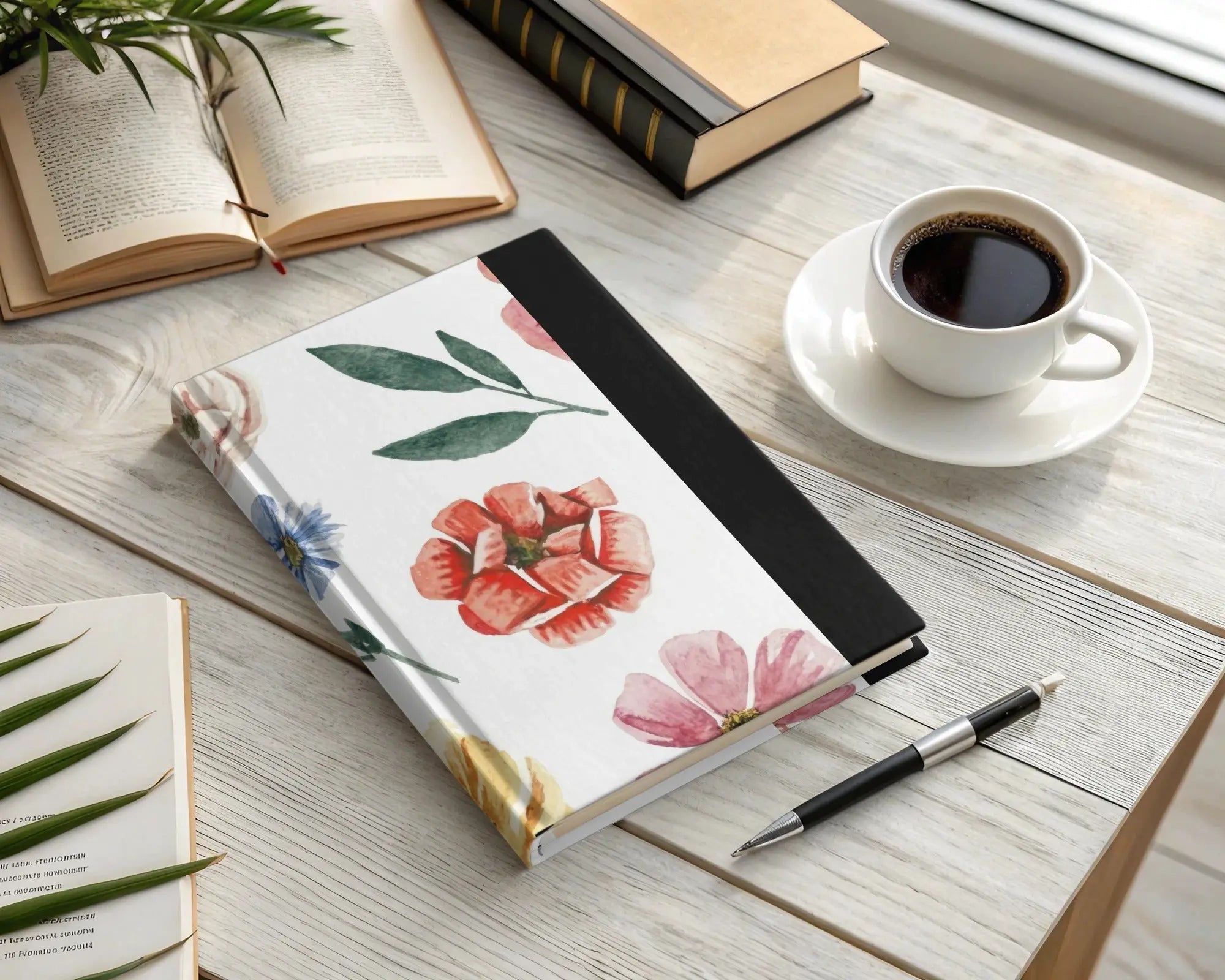 Ditsy Floral Watercolor Flower Digital Paper, Floral Seamless Pattern JPEG, Botanical Print Fabric Design, Flower Background, Commercial Use, Digital - Moore and Mountain