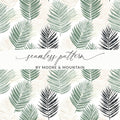 Tropical Leaf Print Seamless Pattern by Moore & Mountain