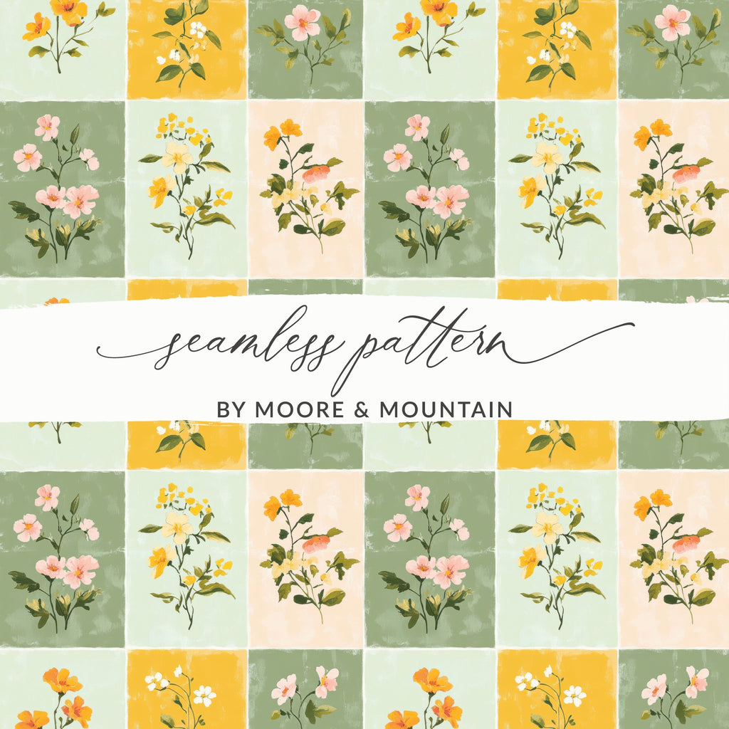 Floral Seamless Pattern by Moore & Mountain Design