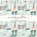 Oklahoma Themed Pattern by Moore and Mountain Design