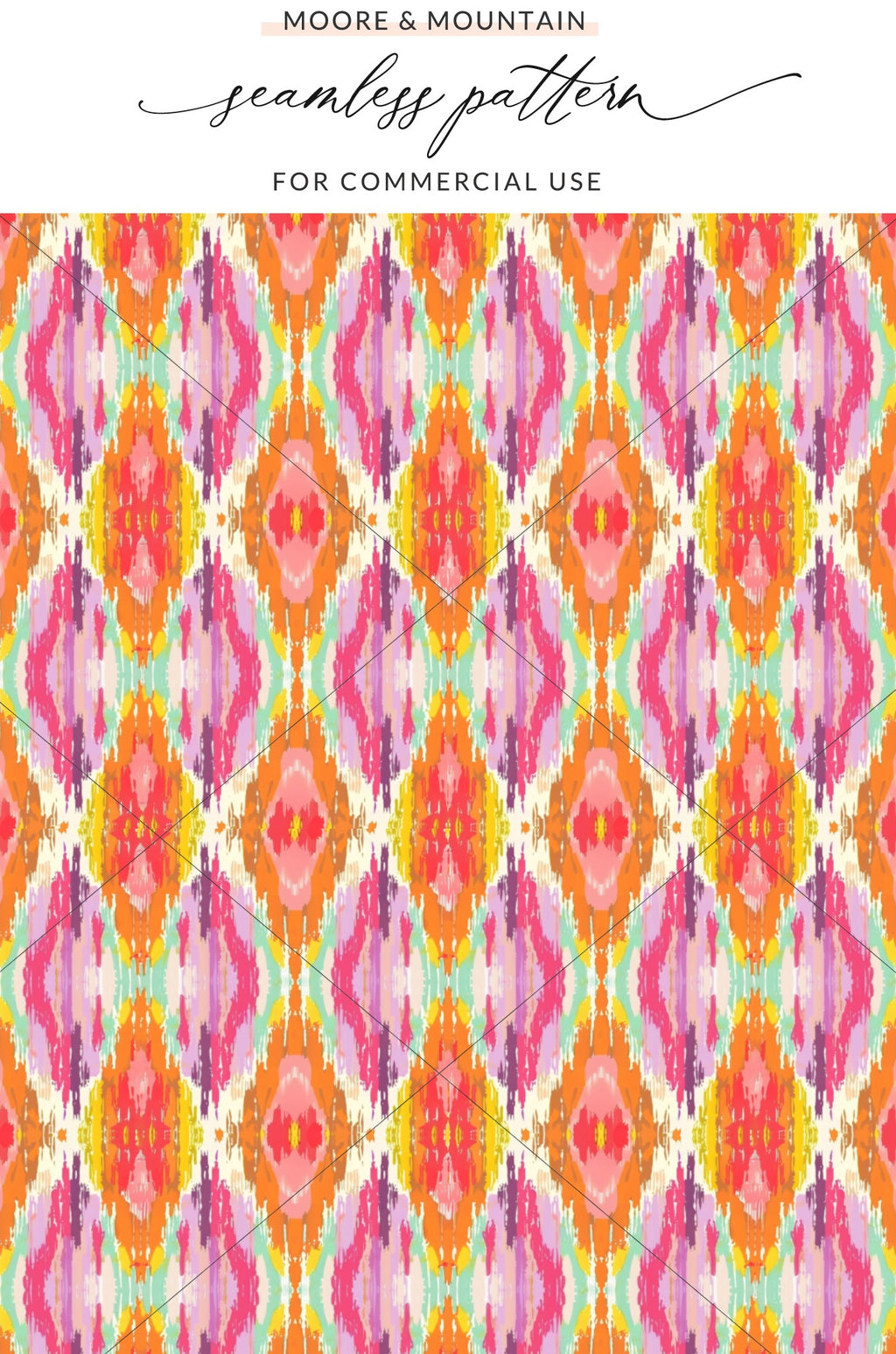 Colorful Abstract Seamless Pattern for Commercial Use