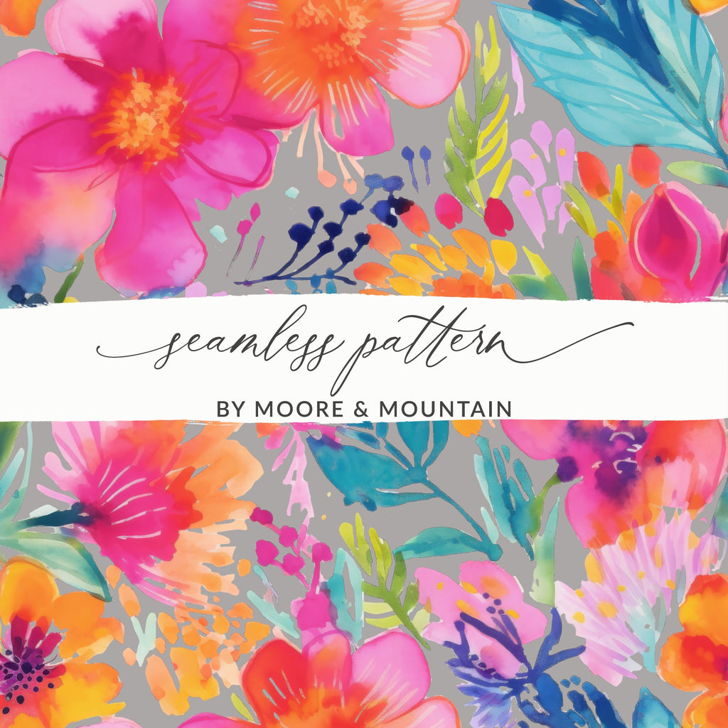 Seamless Floral Pattern by Moore & Mountain Design