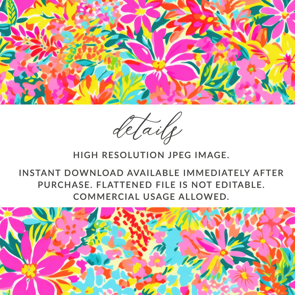 Bright Floral High Resolution JPEG Image Download