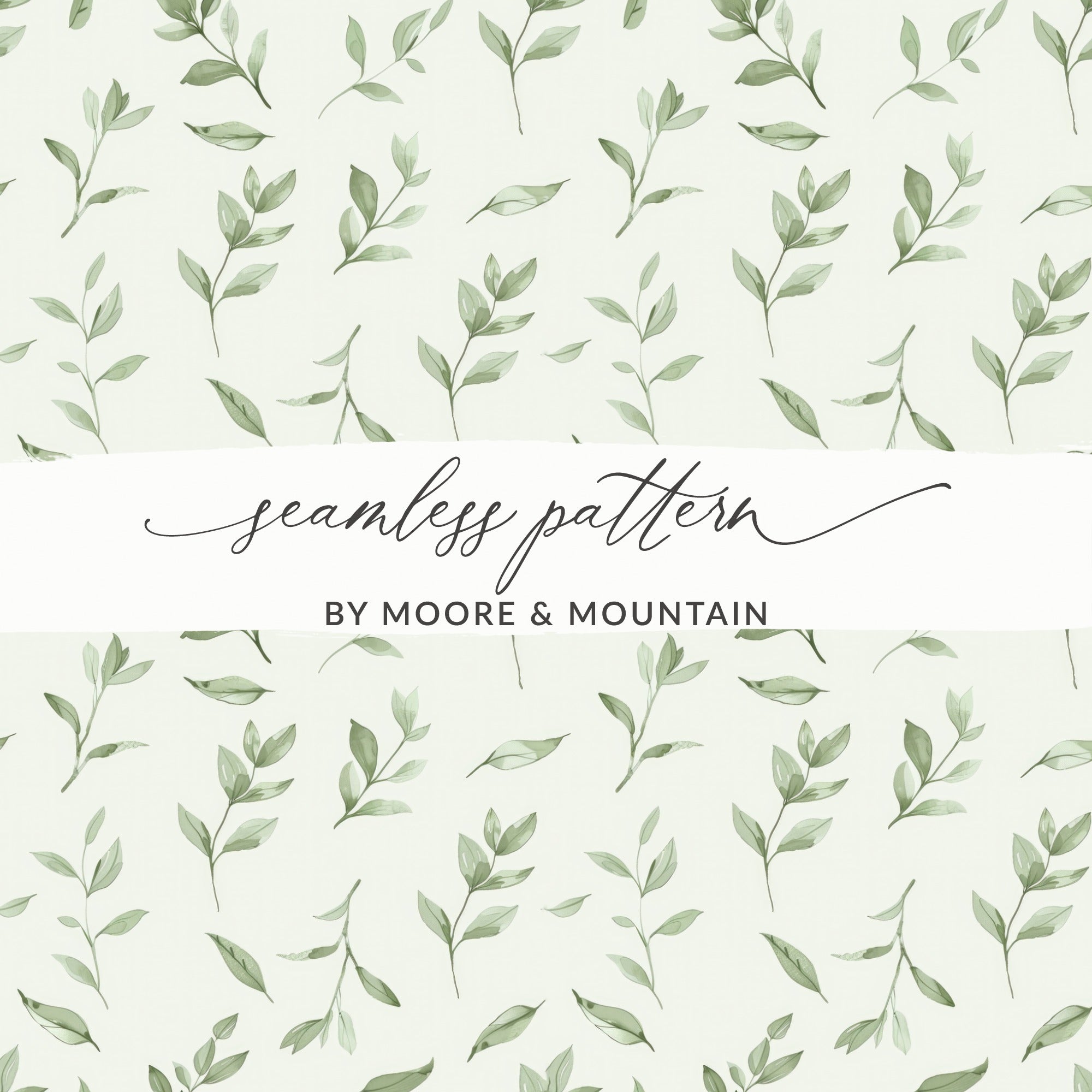 Seamless Pattern by Moore & Mountain for Crafting and Design