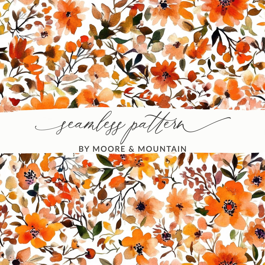 Vibrant Floral Seamless Pattern by Moore & Mountain