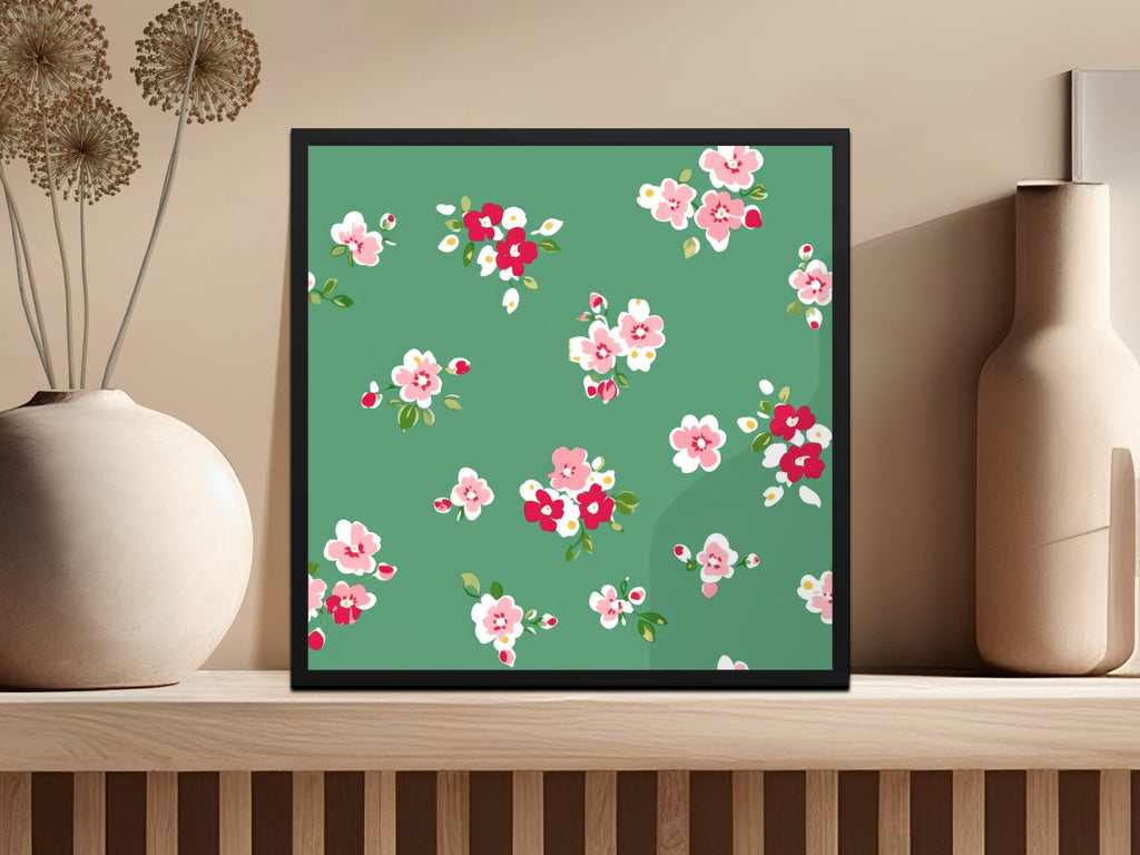 Beautifully Illustrated Floral Pattern Art Print