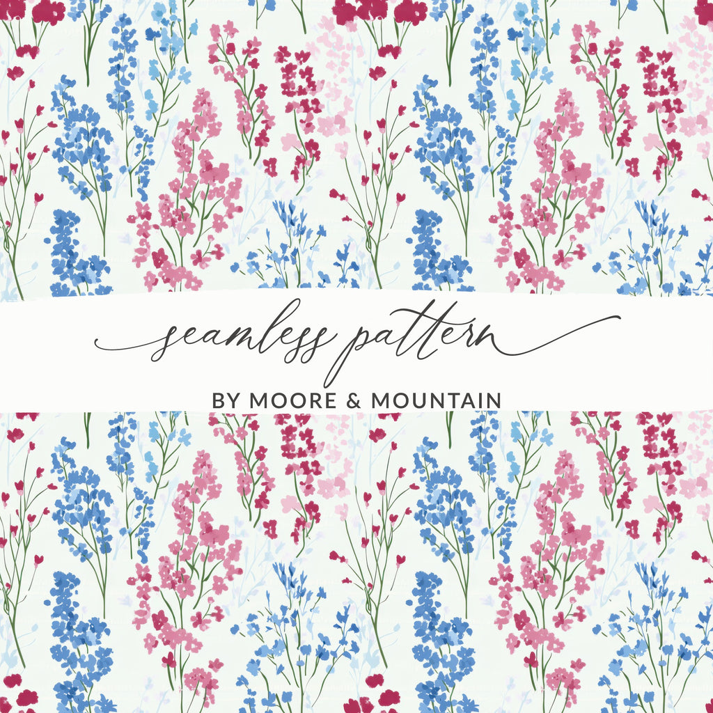 Floral Seamless Pattern by Moore & Mountain product
