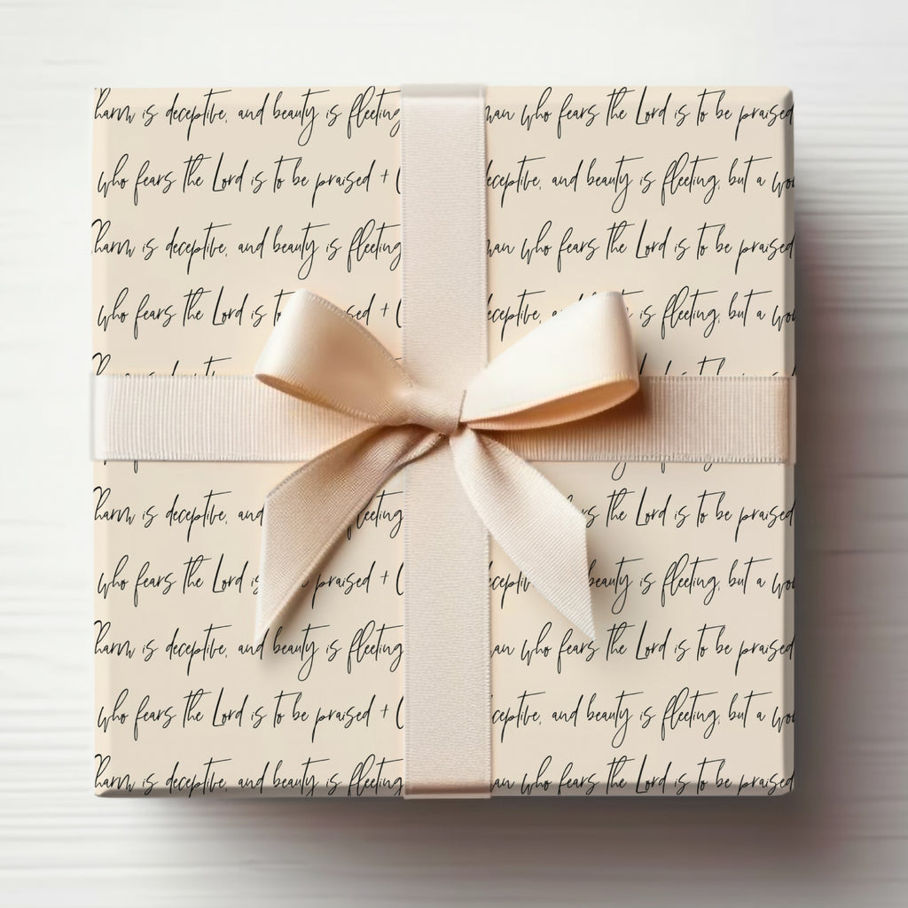 Inspirational Quote Gift Wrapping Paper for Any Occasion