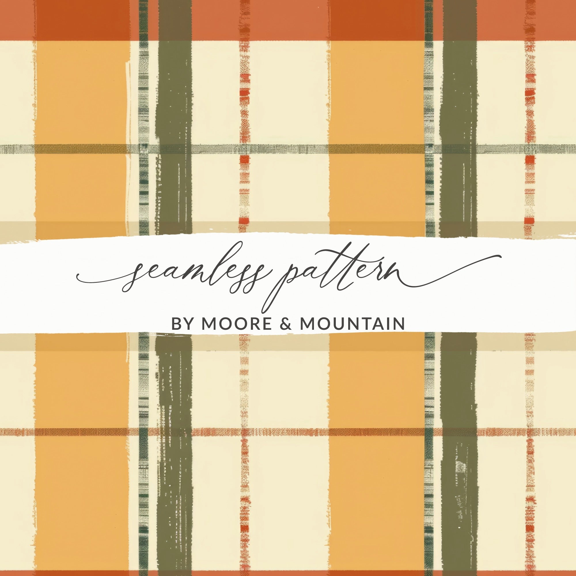 Seamless Plaid Pattern by Moore and Mountain Design