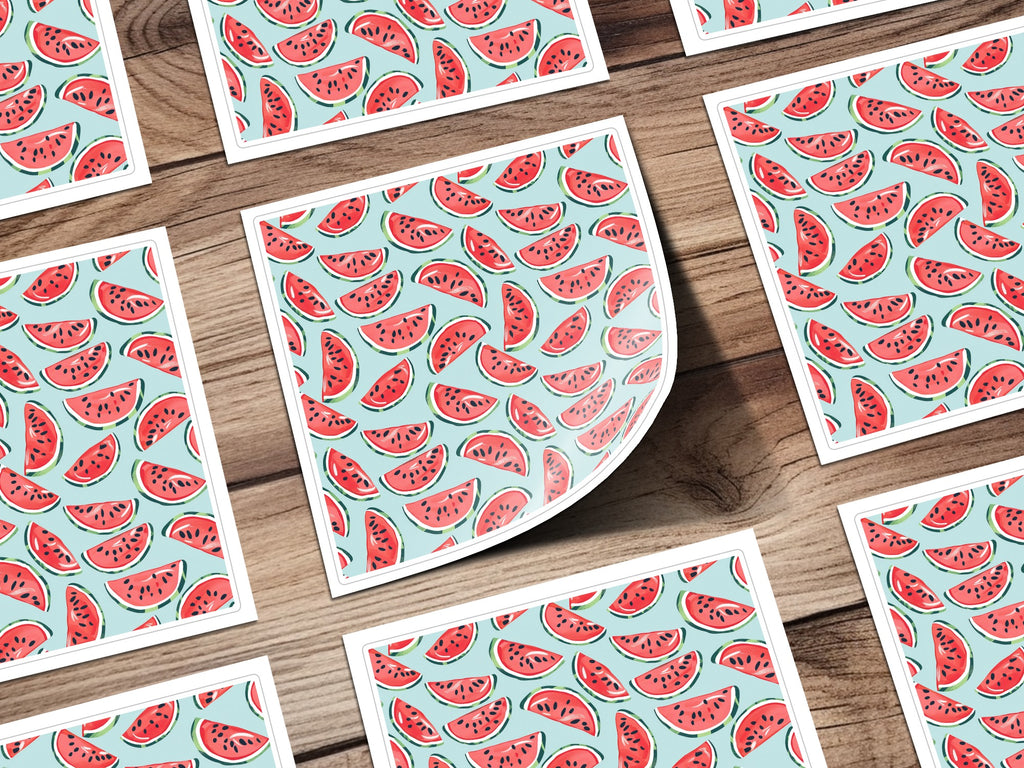 Watermelon Slices Pattern Print Decorative Paper