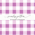 Purple and Pink Gingham Seamless Pattern Design