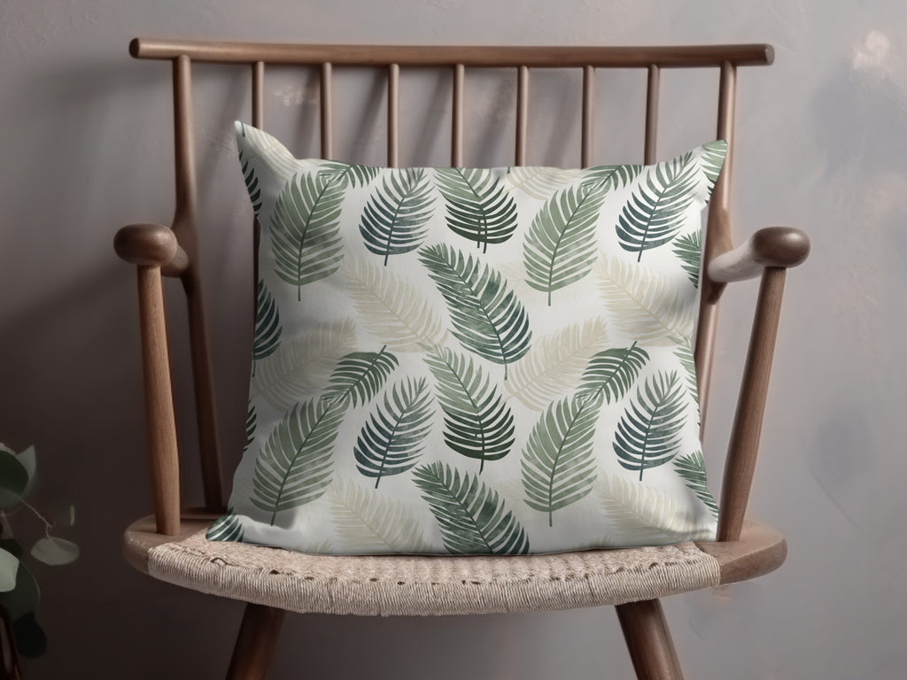 Tropical Leaf Print Pillow for Home Decor Product