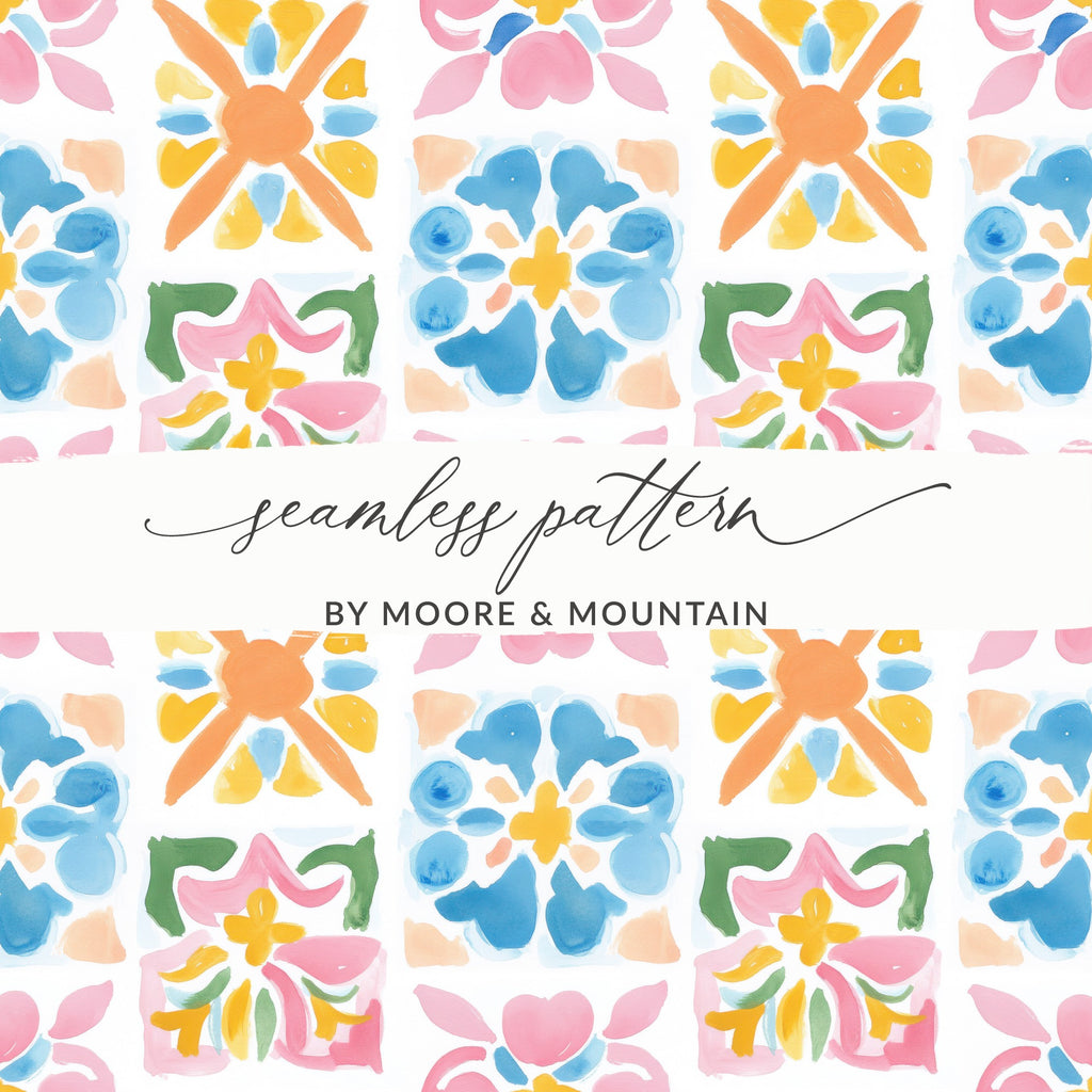 Colorful Abstract Pattern BY MOORE & MOUNTAIN product type