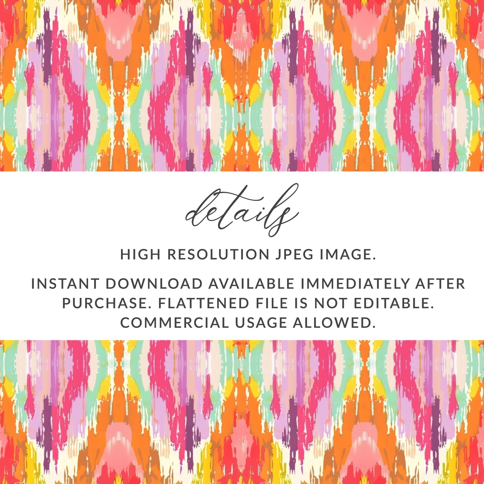 Vibrant High Resolution JPEG Instant Download Image