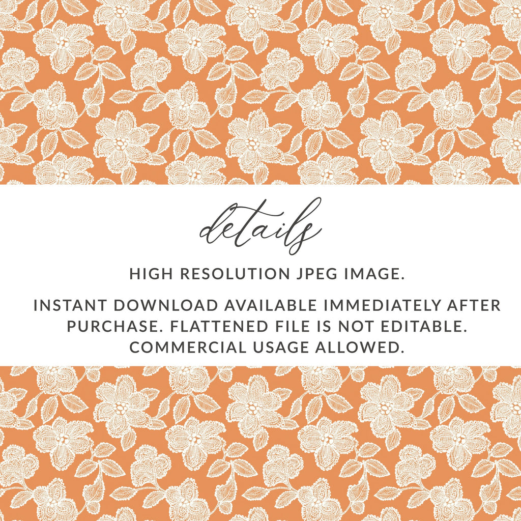 High Resolution Floral Pattern Design Instant Download