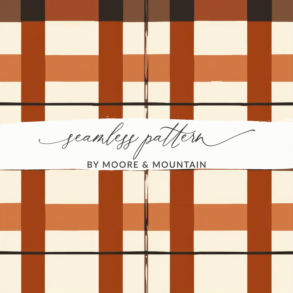Moore & Mountain Seamless Pattern Graphic Design