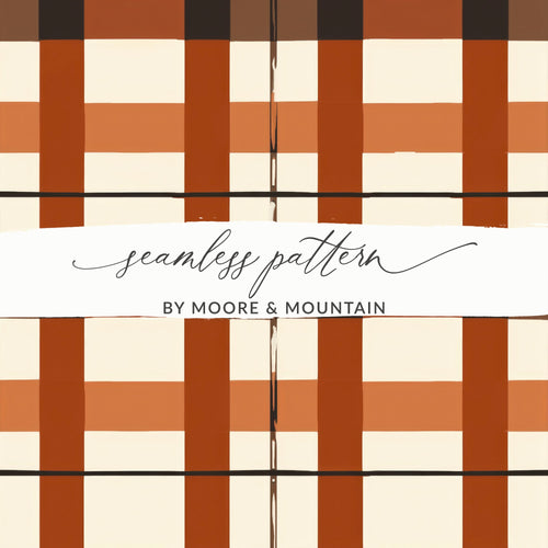 Moore & Mountain Seamless Pattern Graphic Design