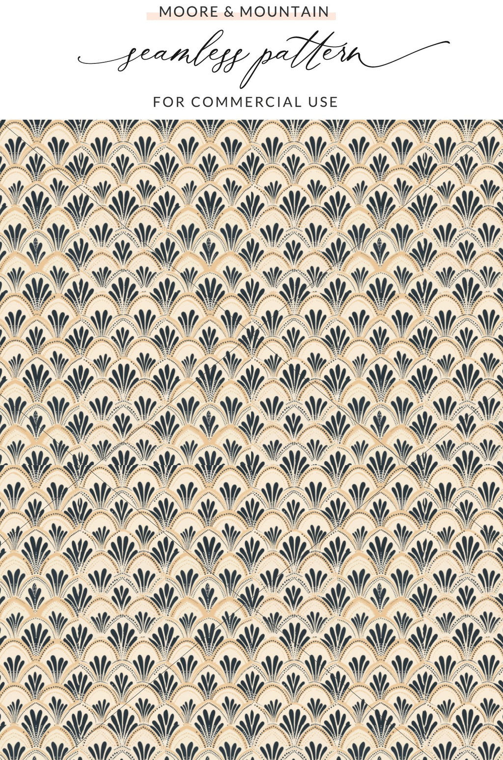 Elegant Art Deco Seamless Pattern for Commercial Use