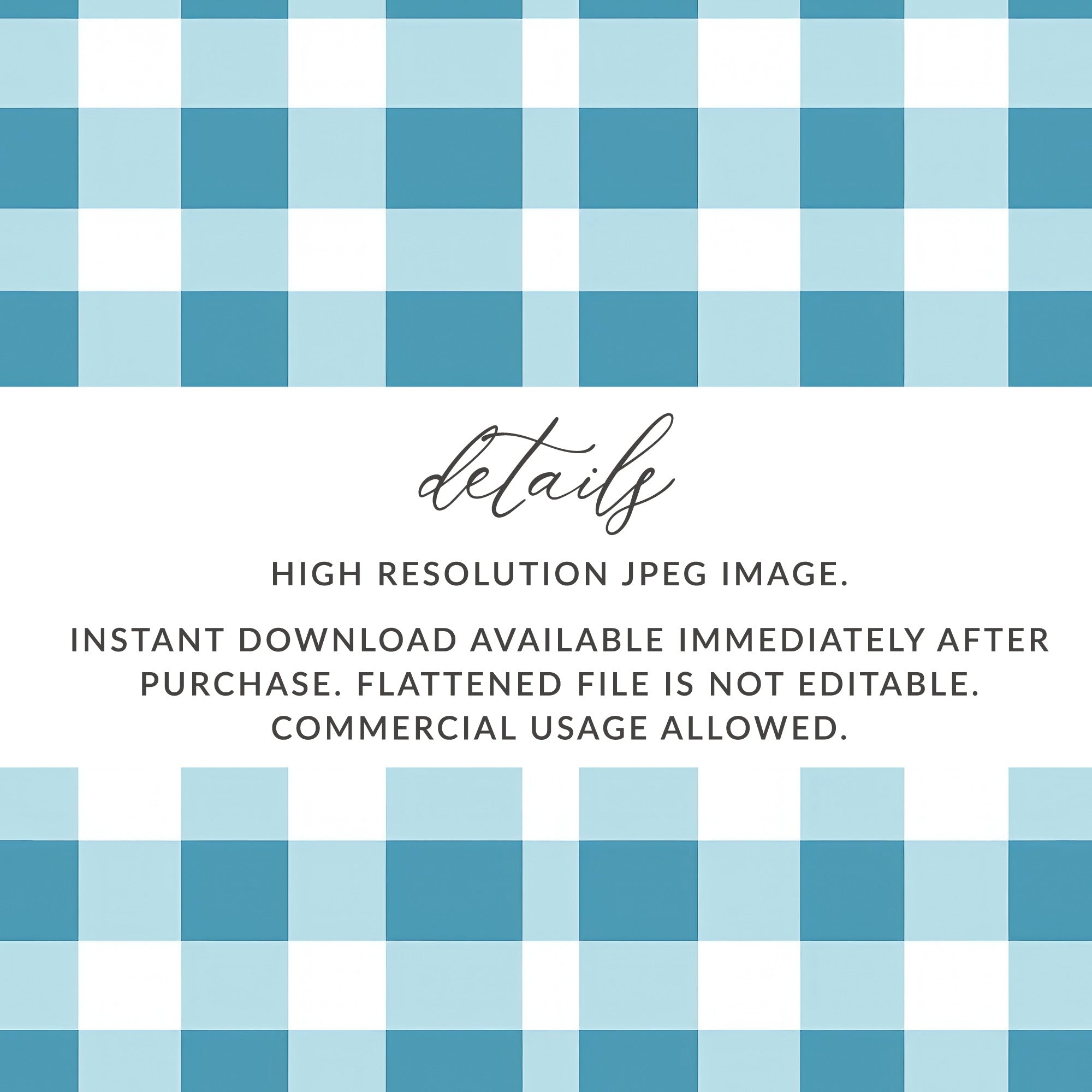 Blue and White Checkered Pattern High Resolution JPEG Image