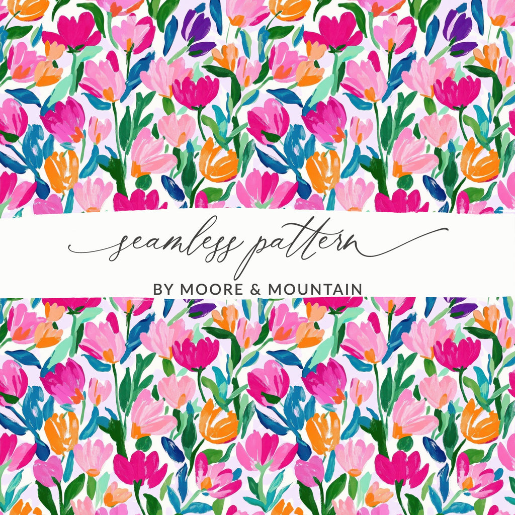 Vibrant Floral Seamless Pattern by Moore & Mountain