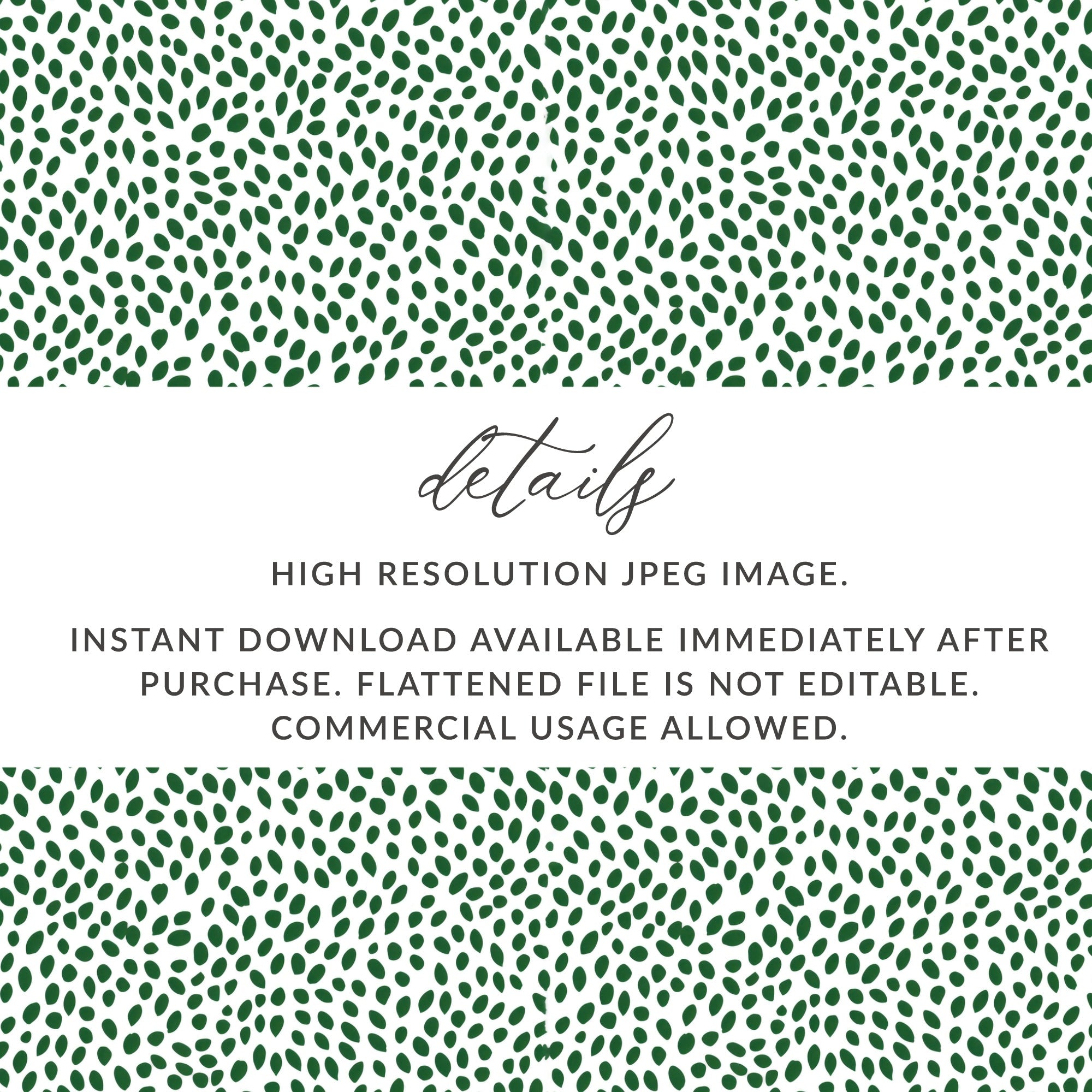 Green Pattern High Resolution JPEG Instant Download Product
