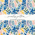 Colorful Floral Seamless Pattern by Moore & Mountain