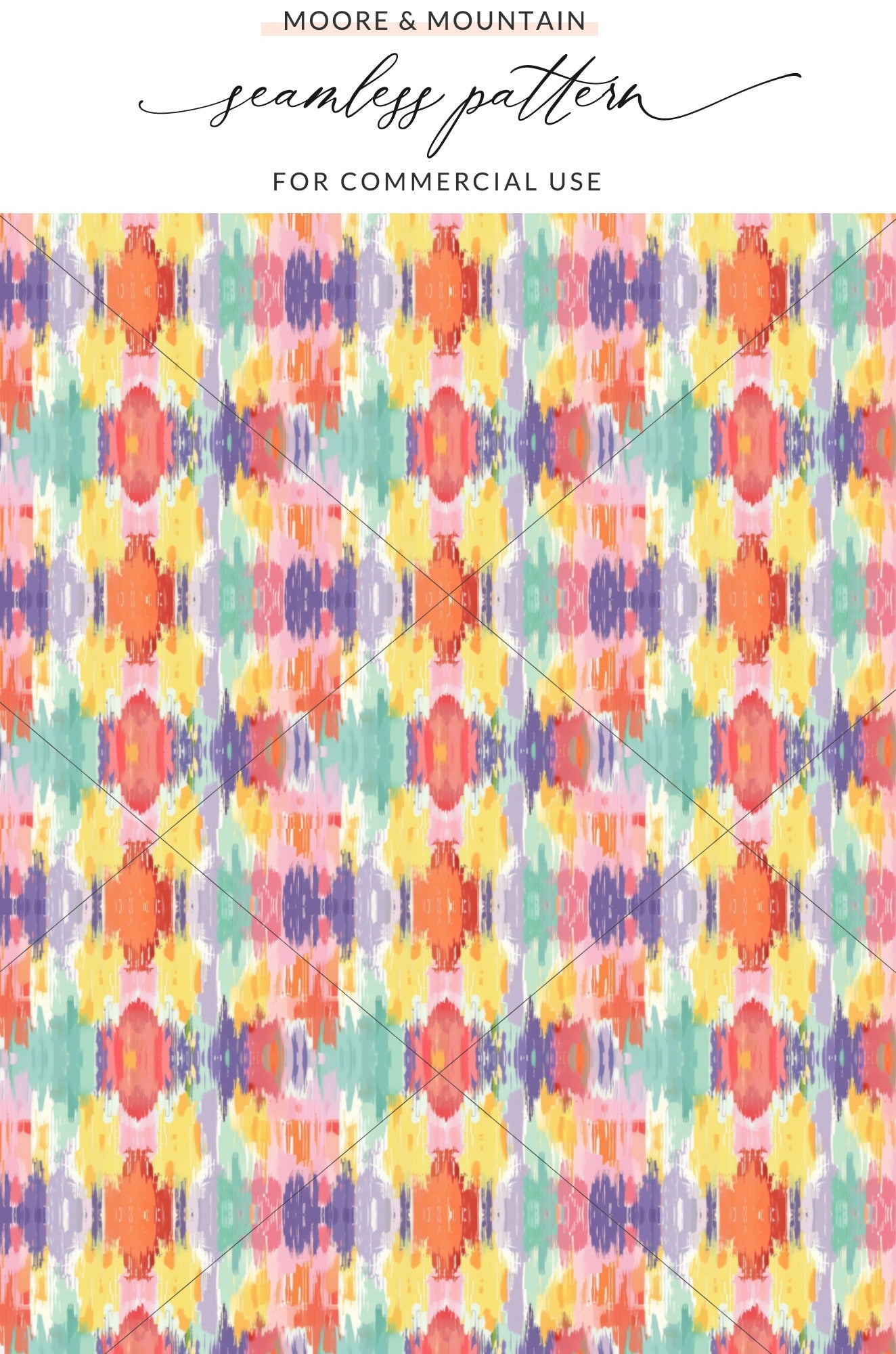 Colorful Seamless Pattern for Commercial Use Product