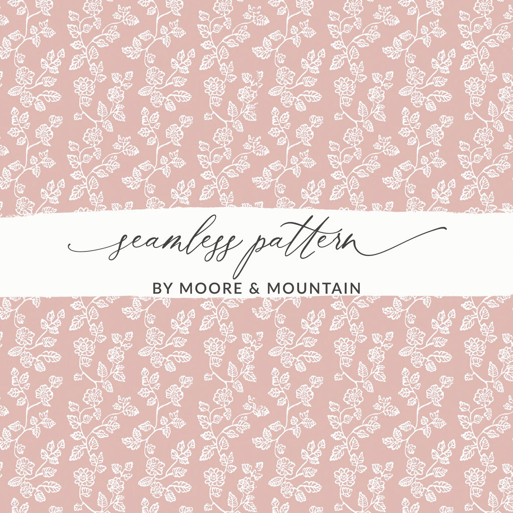 Floral Seamless Pattern by Moore & Mountain Design