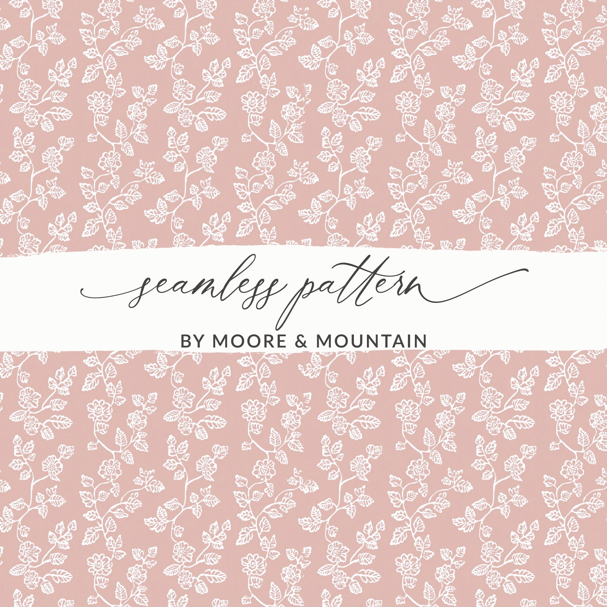 Floral Seamless Pattern by Moore & Mountain Design