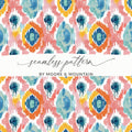 Colorful Abstract Seamless Pattern by Moore & Mountain print