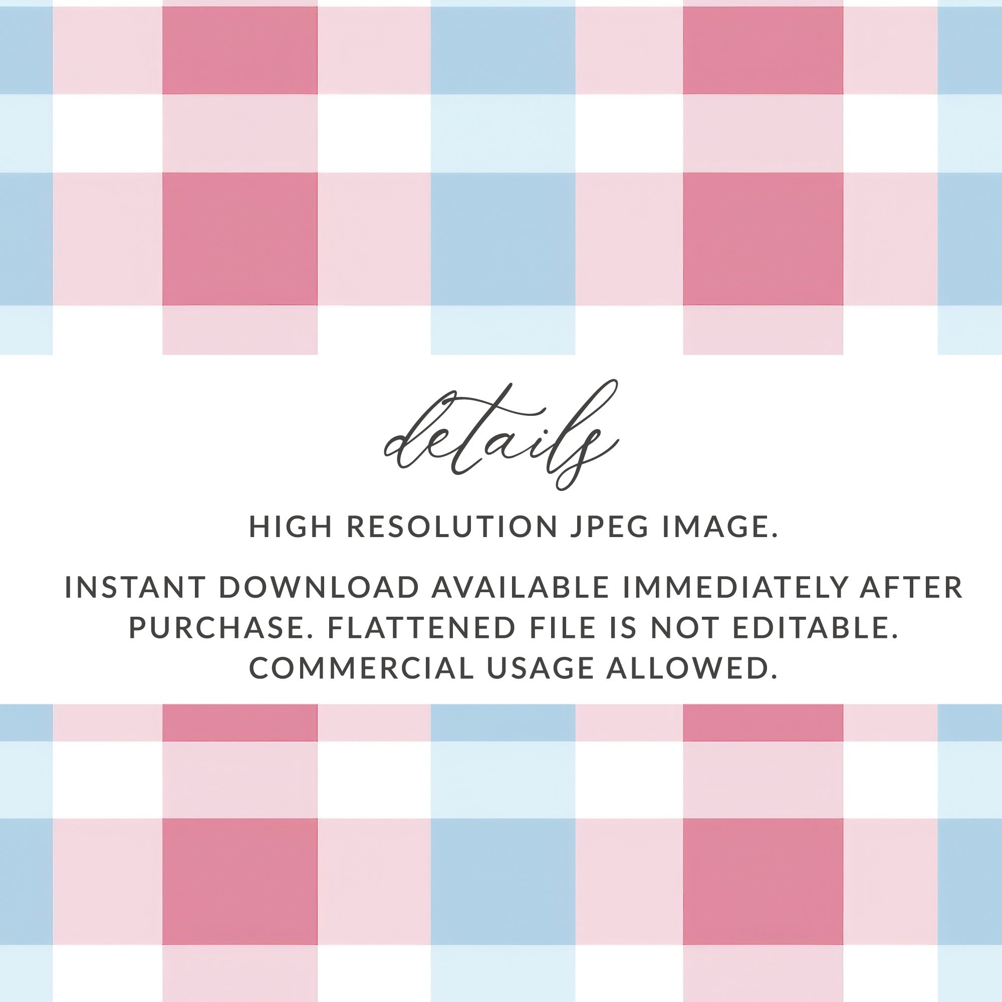 High Resolution JPEG Image Instant Download Product