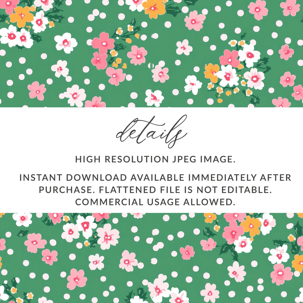 High Resolution Floral JPEG Image Instant Download