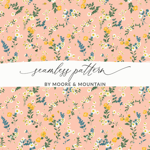 Seamless Pattern by Moore & Mountain Floral Design