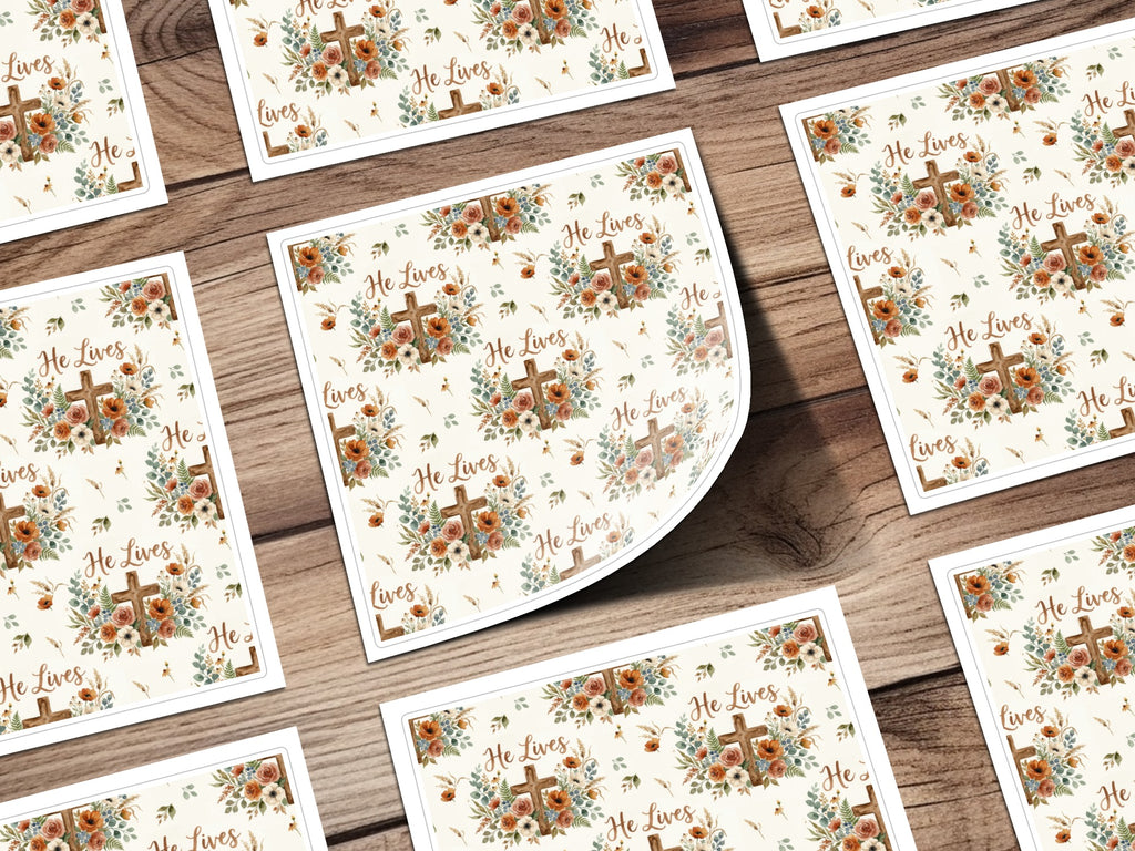 He Lives floral cross pattern repeated cream design product type

He Lives,Floral Cross,Christian Design,Easter Pattern,Religious Faith,Spring Flowers,Resurrection Art,Cross Pattern,Watercolor Style,Seamless Print,Cream Background,Autumn Floral,Rustic Design,Spiritual Gift,Worship Decor,Scripture Art,Orange Flowers,Greenery Leaves,Repeating Motif,Digital Pattern