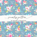 Floral and Inspirational Seamless Pattern by Moore & Mountain