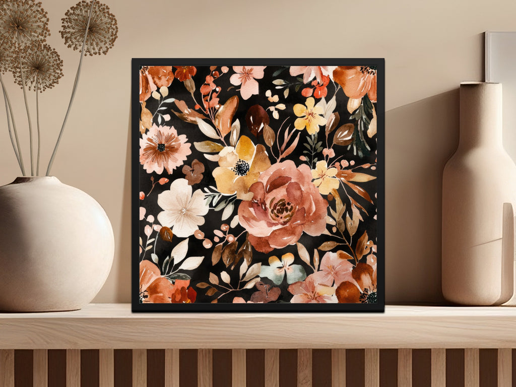 Beautiful Vibrant Floral Wall Art for Home or Office Decor