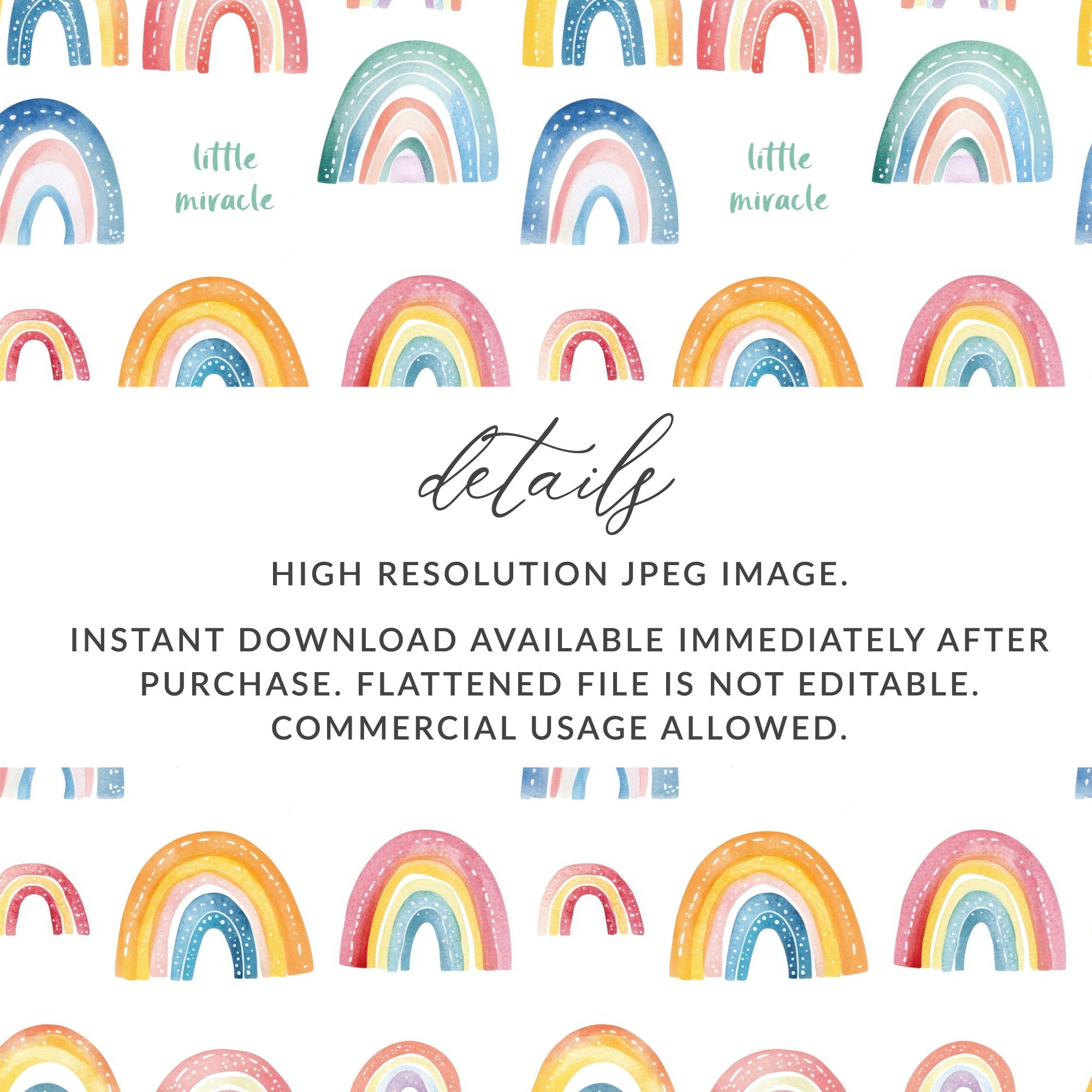 High Resolution JPEG Rainbow Little Miracle Image Download