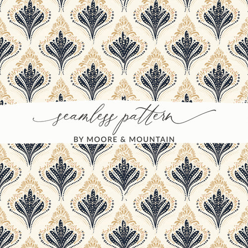 Elegant Seamless Pattern by Moore & Mountain Design