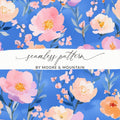 Vibrant Floral Seamless Pattern by Moore Mountain