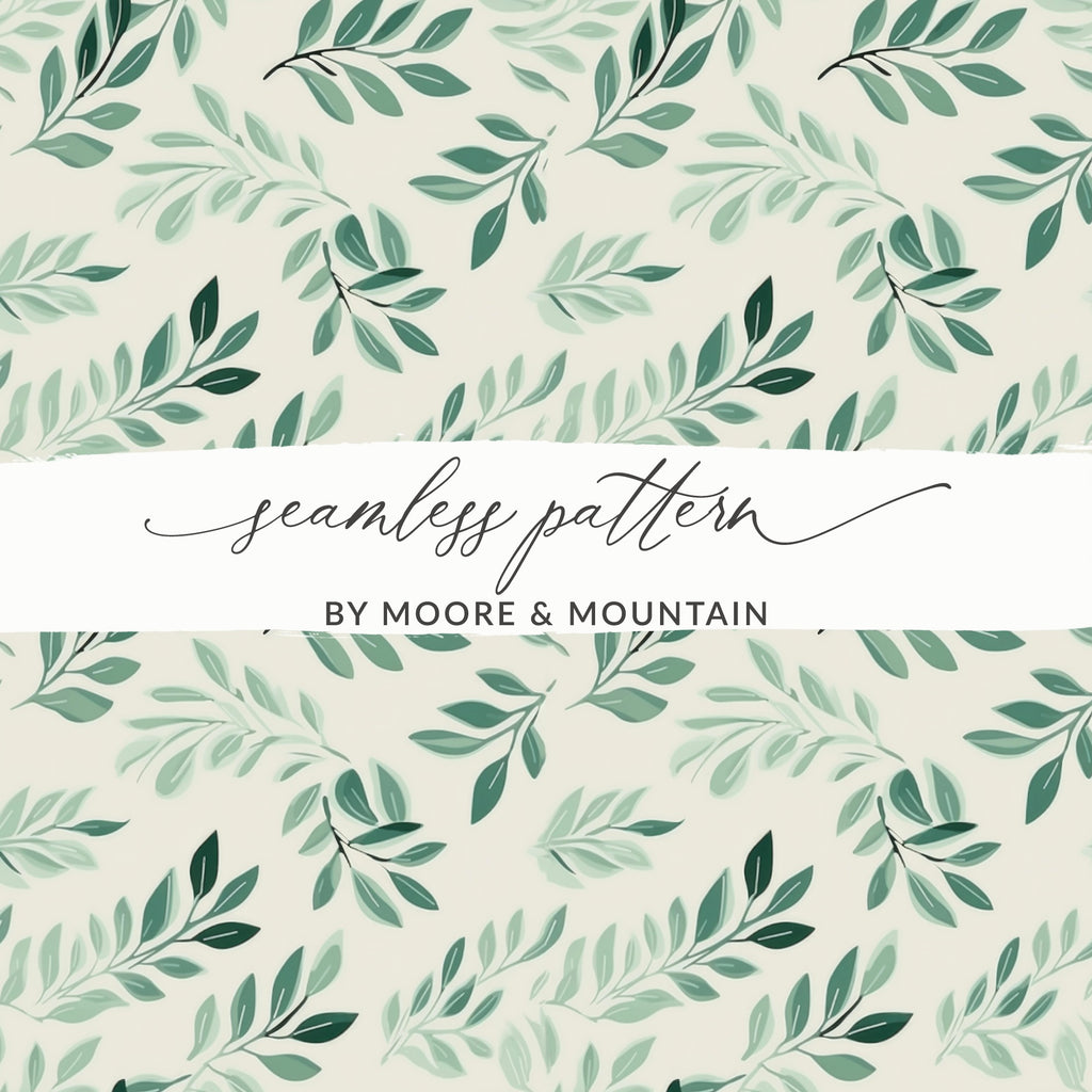 Seamless Leaf Pattern by Moore & Mountain