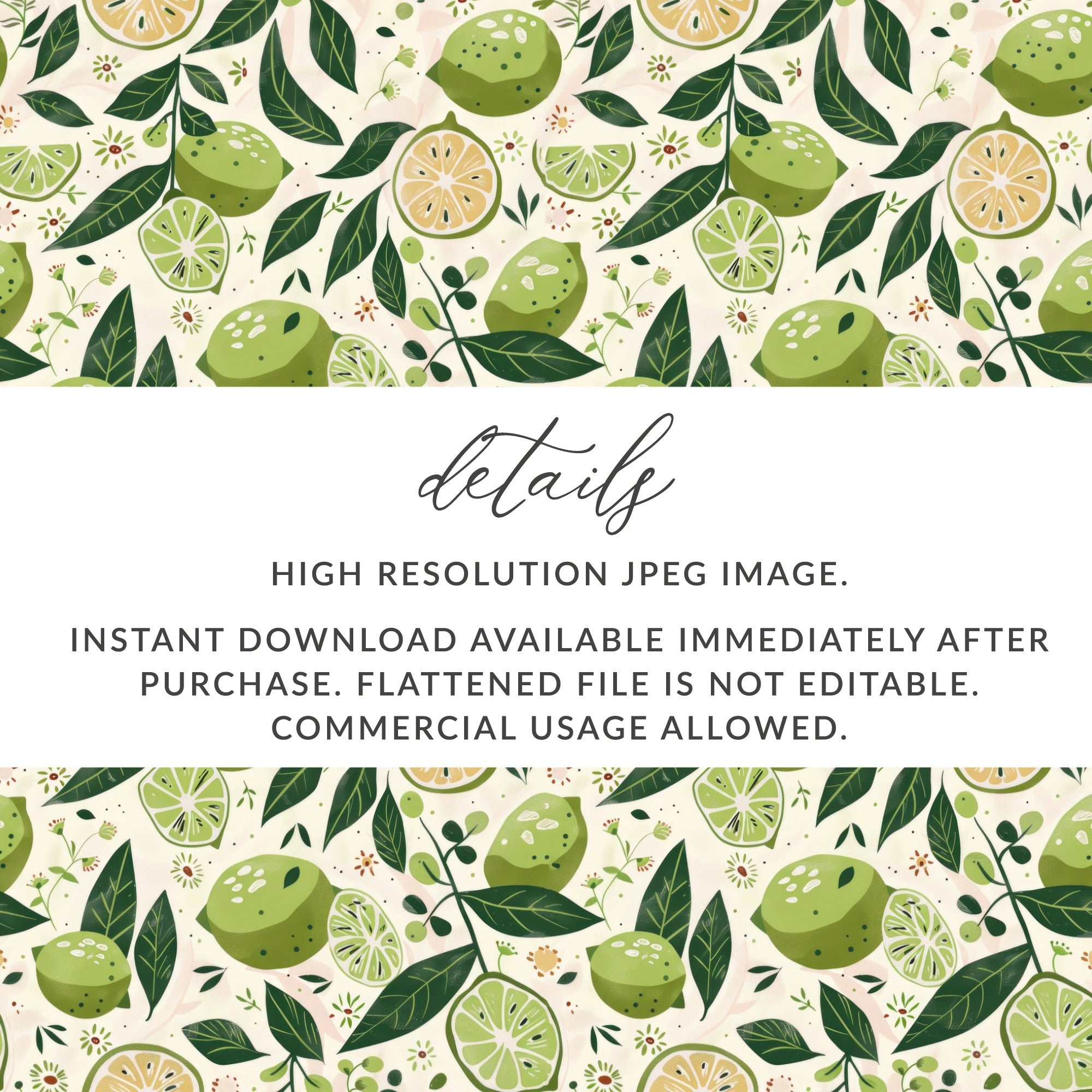 Vibrant Citrus Fruit Digital Download Design Image