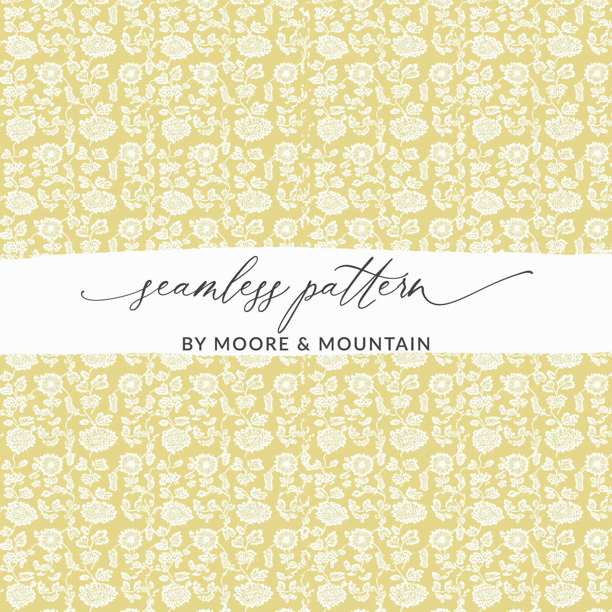 Seamless Pattern by Moore & Mountain Floral Design