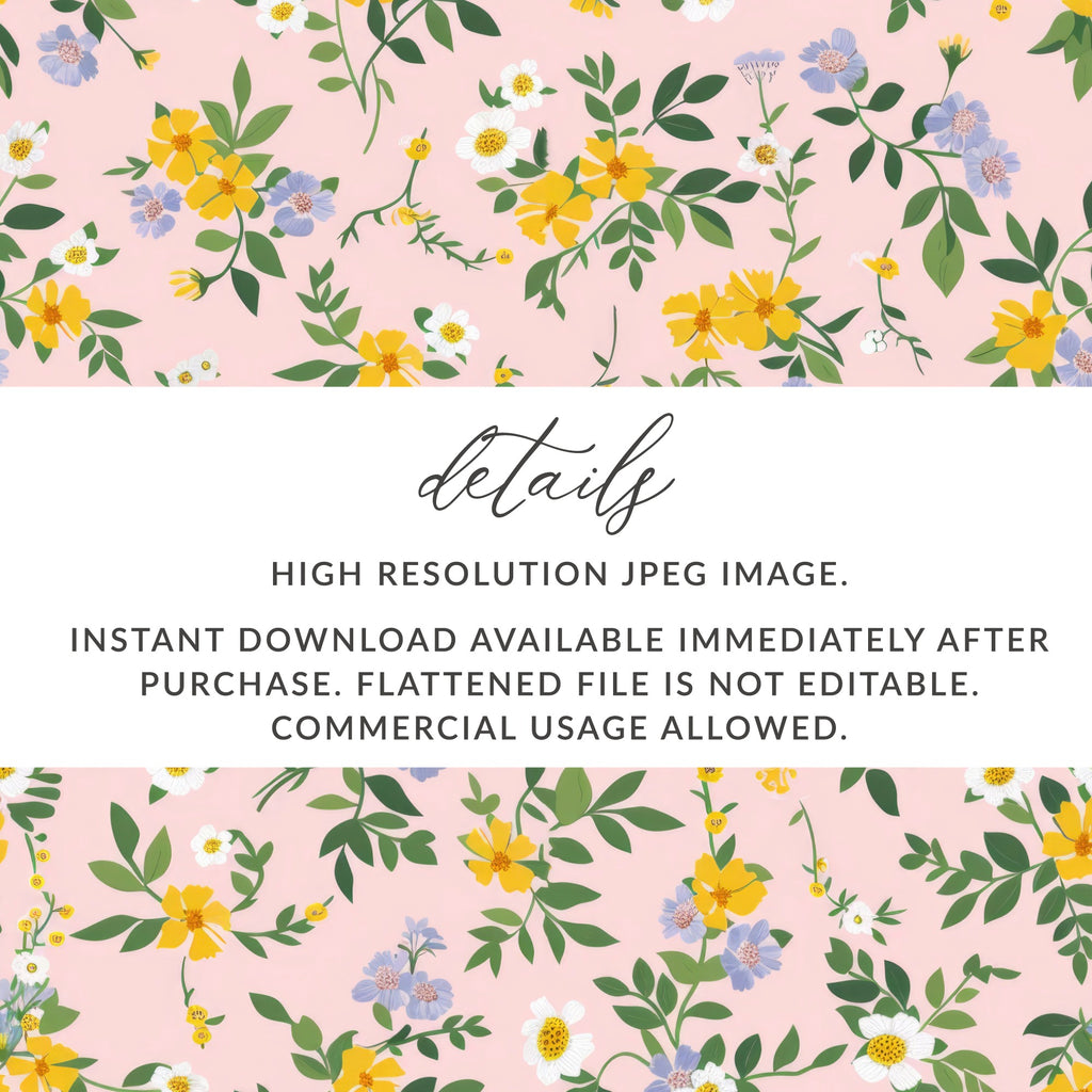 High Resolution Floral JPEG Image Instant Download