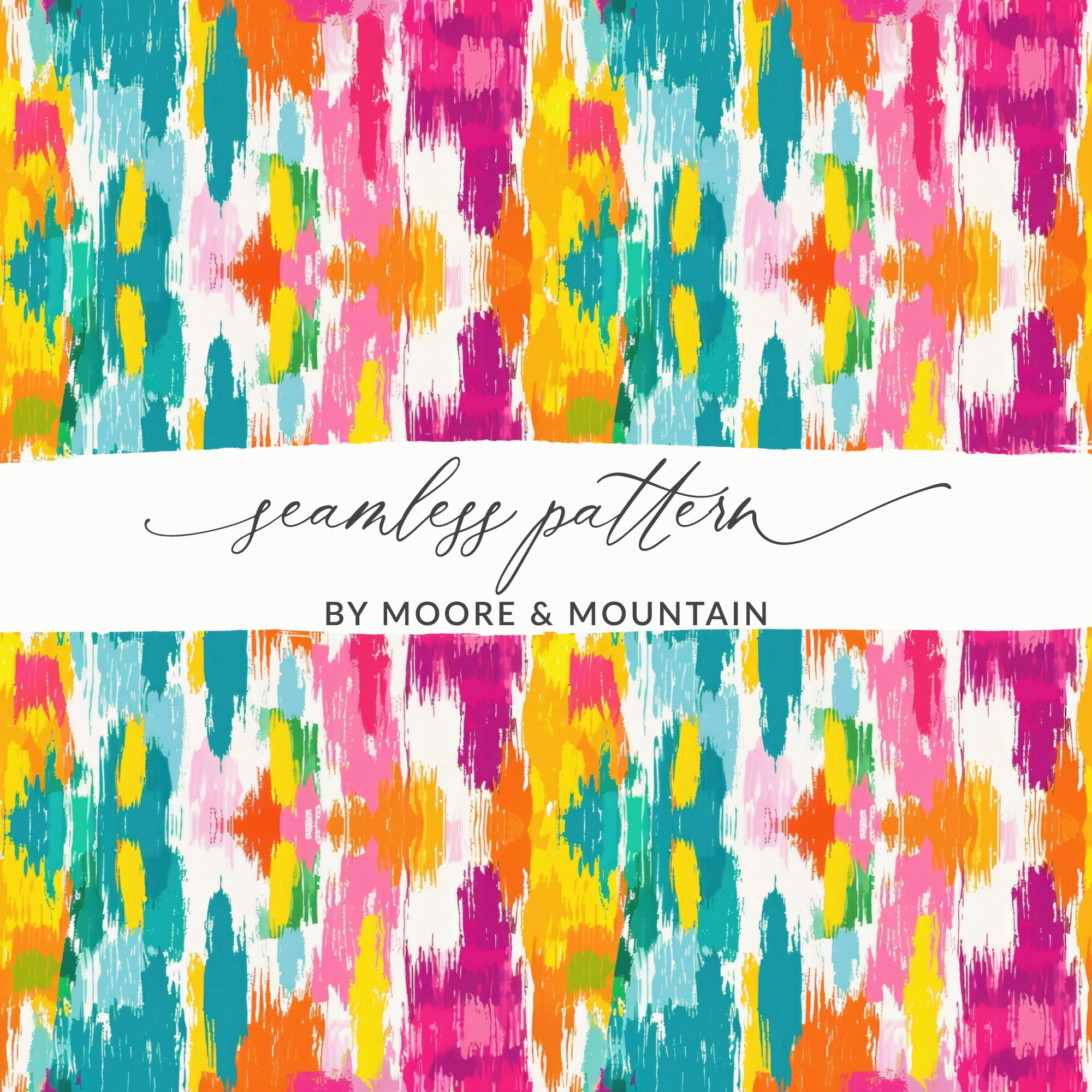 Colorful Abstract Seamless Pattern by Moore and Mountain